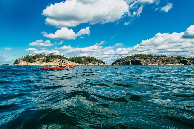 2-day kayaking adventure around Vaxholm in Stockholm Archipelago - self guided - The kayak: expedition sea style, stable carry, and the single vs double choice