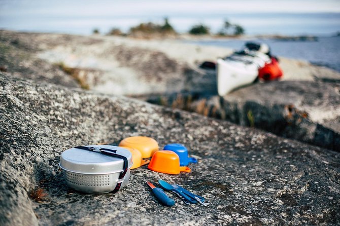 3-day kayaking adventure around Vaxholm in Stockholm Archipelago - self guided - Camping and cooking: the package removes the friction