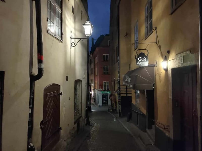 Bloody Stockholm: ghosts, horror and dark folklore 2h - Meet at Nobel Prize Museum Steps and Get Your Dark-Story Bearings