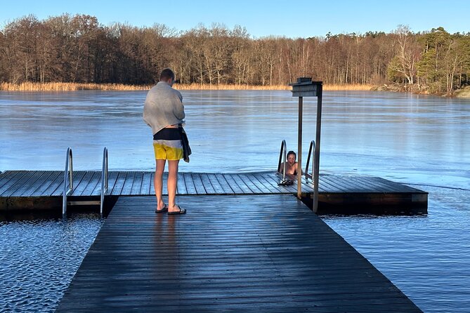 Icebathing and Sauna, Forest Hike and Fireplace Lunch - Private - Ice-Bathing in the Lake: Optional, But It’s the Point of the Cold Season