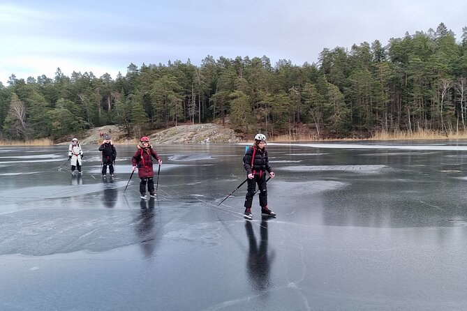 Nordic Ice Skating on a Frozen Lake in Stockholm - Marshmallows by the fire: fika becomes the main event