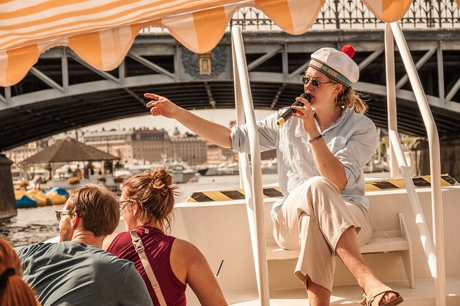 Open Electric Boat Ride in Stockholm with Live-Guide - Meet at Skeppsbron, get situated, and enjoy the small-boat feel