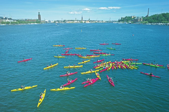 Self-Guided Kayak Adventure In Central Stockholm (Two-man kayak) - Weather reality: paddling is hardest when you least expect it