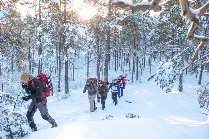 Snowshoe Winter Hike from Stockholm - Frozen lakes and campfire lunch: the payoff moments
