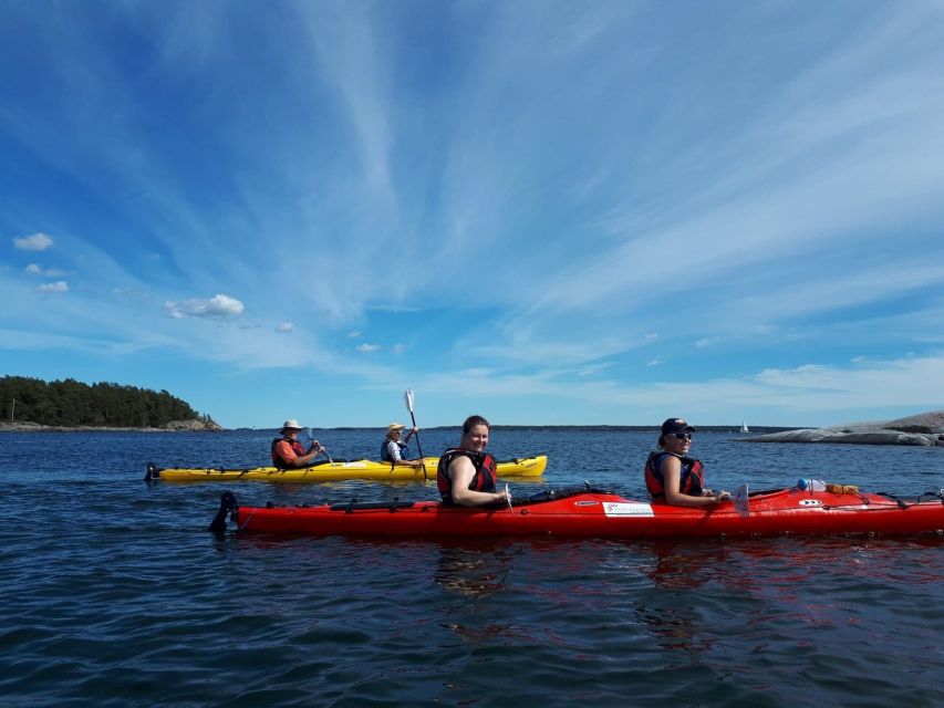 Stockholm: 1, 2, or 3-Day Kayaking Tour in the Archipelago - The 1-Day kayaking route: swim breaks, lunch on sun-warmed rocks, and Fika