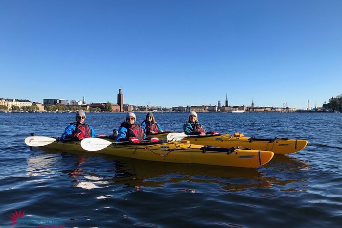 Stockholm City Kayak Tour - Getting Oriented at the Dock (Kungsbro Strand)