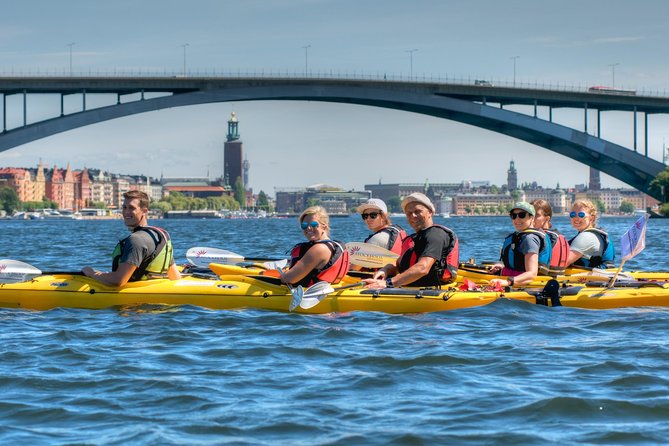Stockholm City Kayak Tour - Långholmen and the Wooden-Boat Canal