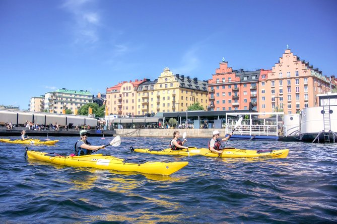 Stockholm City Kayak Tour - Winter 4-Hour Option: Drysuit, Gloves, Pogies, and a Warm Break