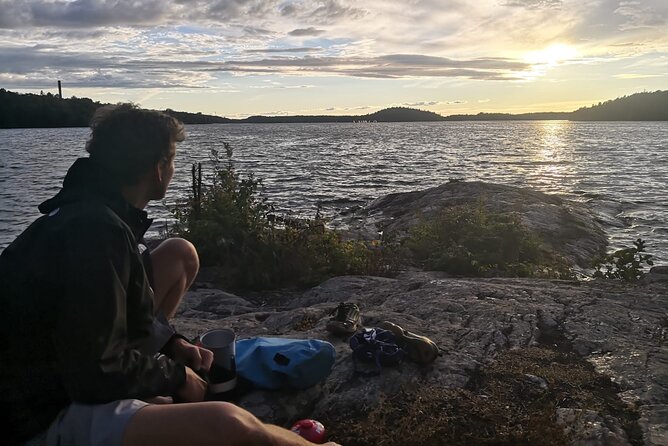 Stockholm Evening Kayak with BBQ - Small Group - Dinner on the island: BBQ timing, sausages, and the fire-ban reality