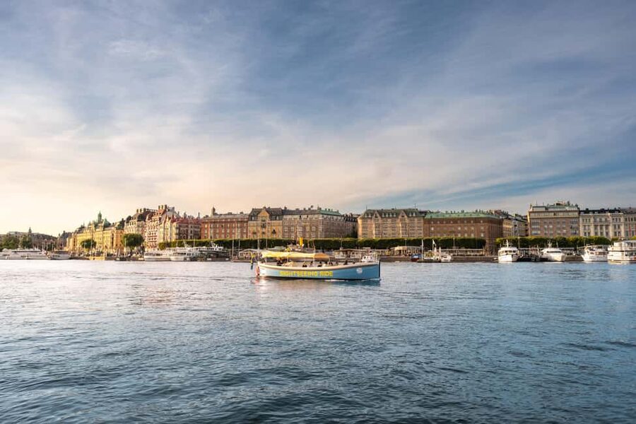 Stockholm: Guided City Sightseeing Open Electric Boat Tour - The Stockholm you see from a canal isn’t the one from the street