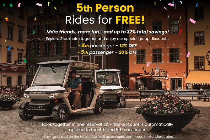 Stockholm Highlights: Private Golf Cart Tour - Getting Oriented Fast: Gamla Stan, Riddarholmen, and Skeppsholmen