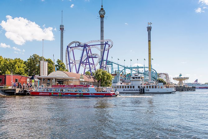 Stockholm Hop-On Hop-Off Bus & Boat Options - Boat route stops: Skeppsholmen, Gröna Lund, Slussen, and more