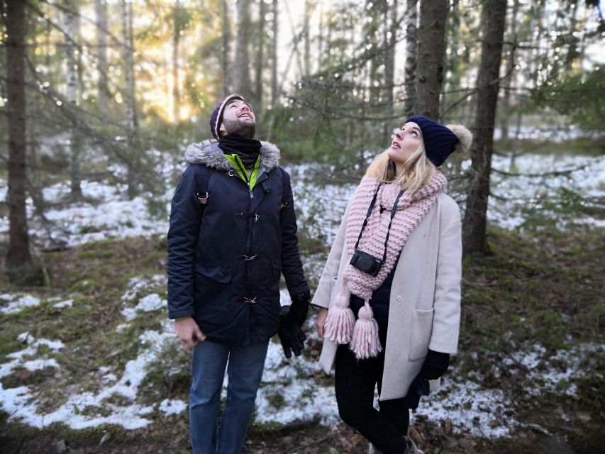 Stockholm: Nature Hike with Campfire Lunch - Frozen lakes: the conditional detour that adds a real winter feeling