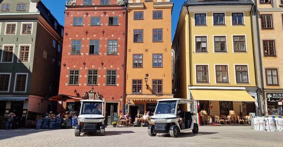 Stockholm Private Golf Cart Tours - The 60-minute plan: a fast intro to Stockholm’s must-sees