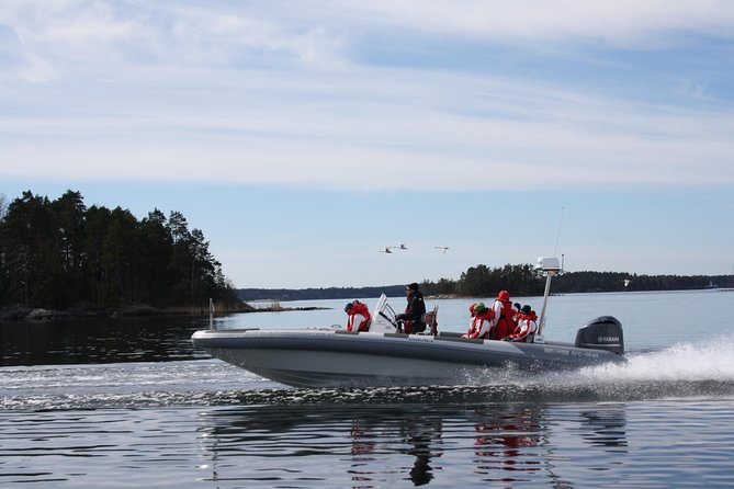 Stockholm RIB Speed Boat Tour - Strandvägen check-in: quick briefing, then gear up