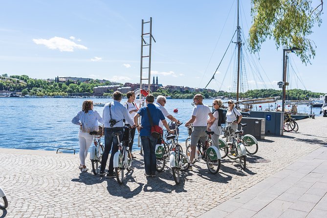 Stockholm’s Urban Treasures Private Bike Tour - Skinnarviksberget viewpoints and the Old Town switch to cobblestones