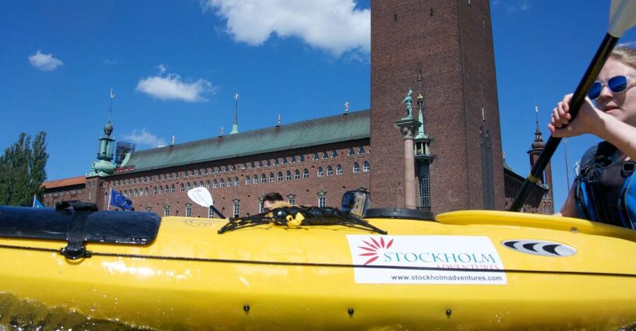 Stockholm: Self Guided Kayak Adventure - Seeing Stockholm From the Water: Islands, Bridges, and Real City Scale