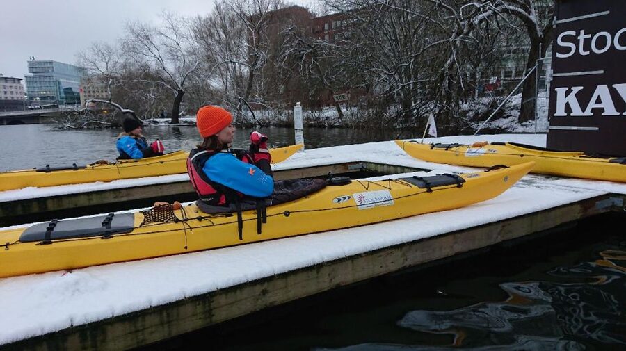 Stockholm: Winter City Kayaking Tour - Gamla Stan from the water: old streets, new viewpoints