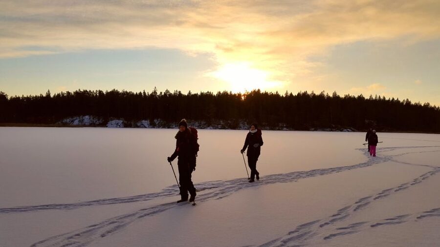 Stockholm: Winter Snowshoe Full-Day Hike - The meeting point walk: where to start without stress