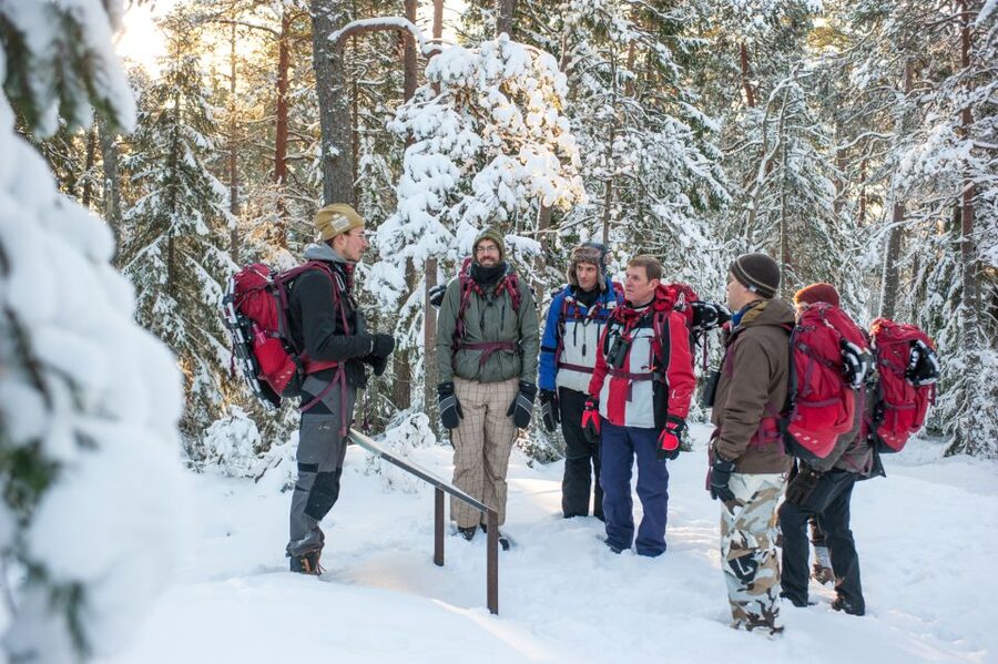 Stockholm: Winter Snowshoe Full-Day Hike - Forest paths and frozen lakes: the core of the day