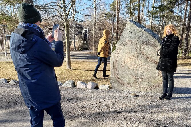 Viking History Small Group Tour from Stockholm: Half Day Including Sigtuna - Jarlabanke in Täby: how a rune stone bridge ties power to roads